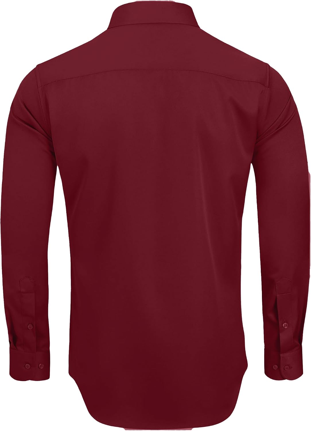 Detalle 2 de Alimens & Gentle Men’s Long Sleeve Wrinkle-Free Stretch Dress Shirt with Pocket
