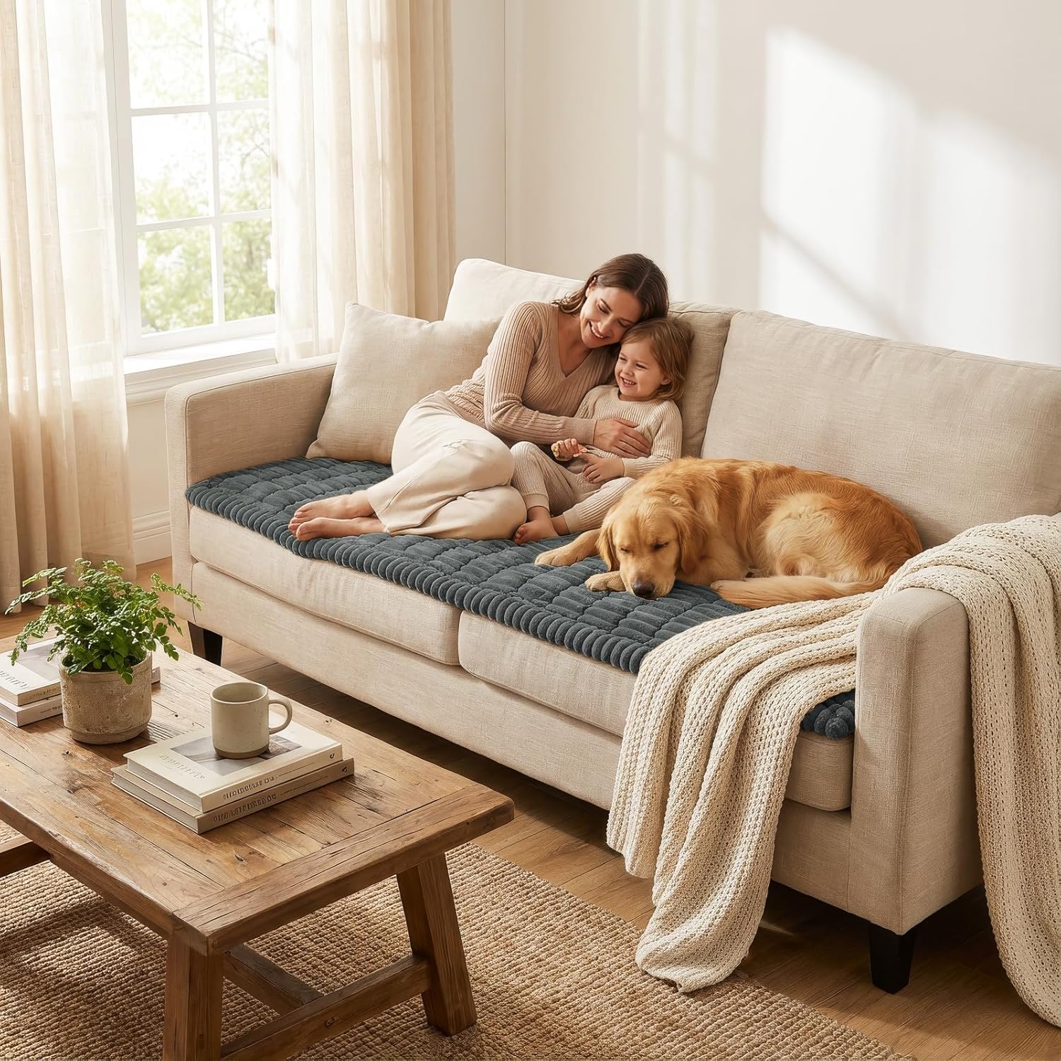 Thumbnail 5 de Smiry Couch Cover 27.6" x 59" sofa protector ๐