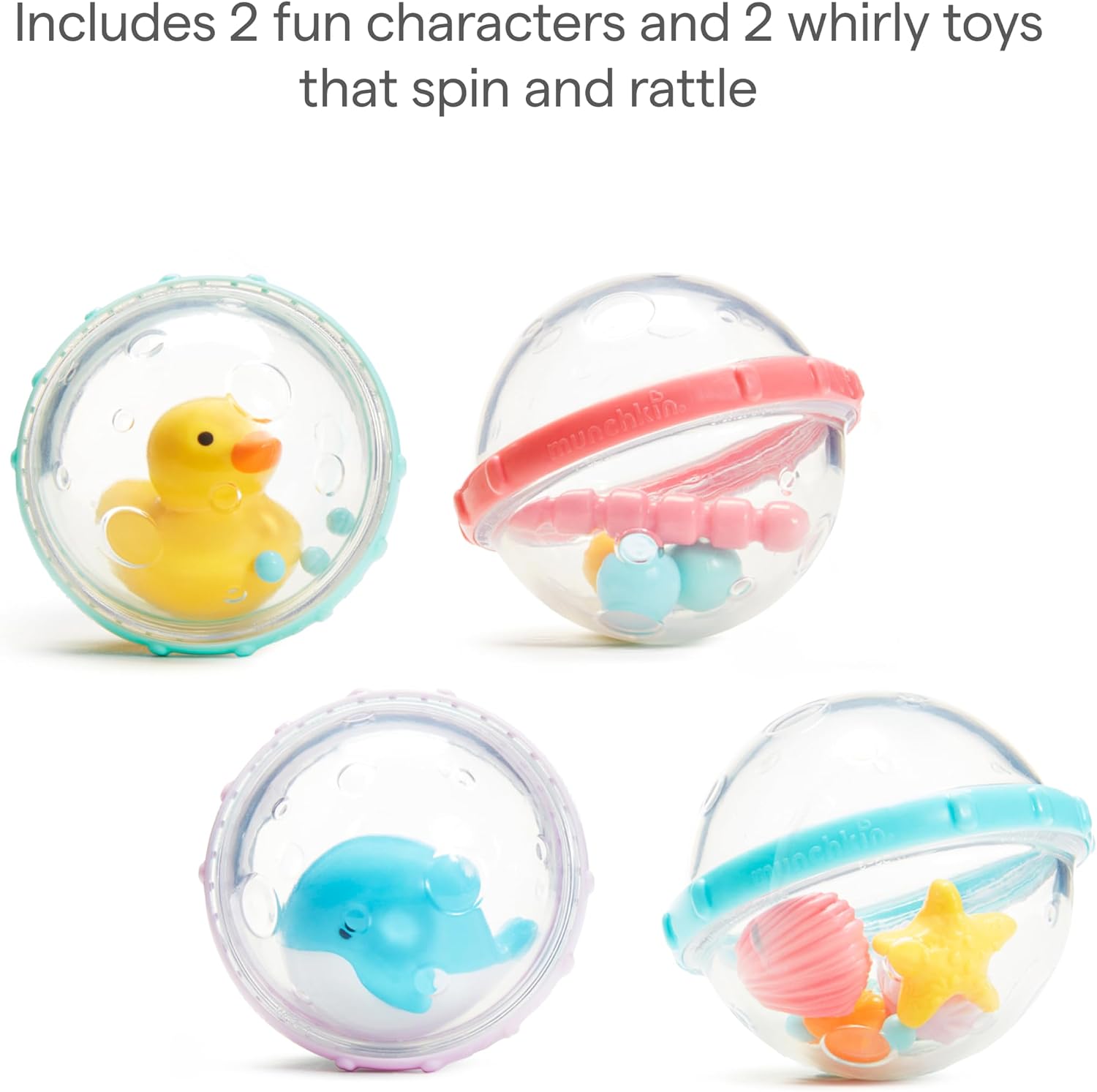 Thumbnail 5 de Munchkin Float & Play Bubbles Bath Toys (4 Count)