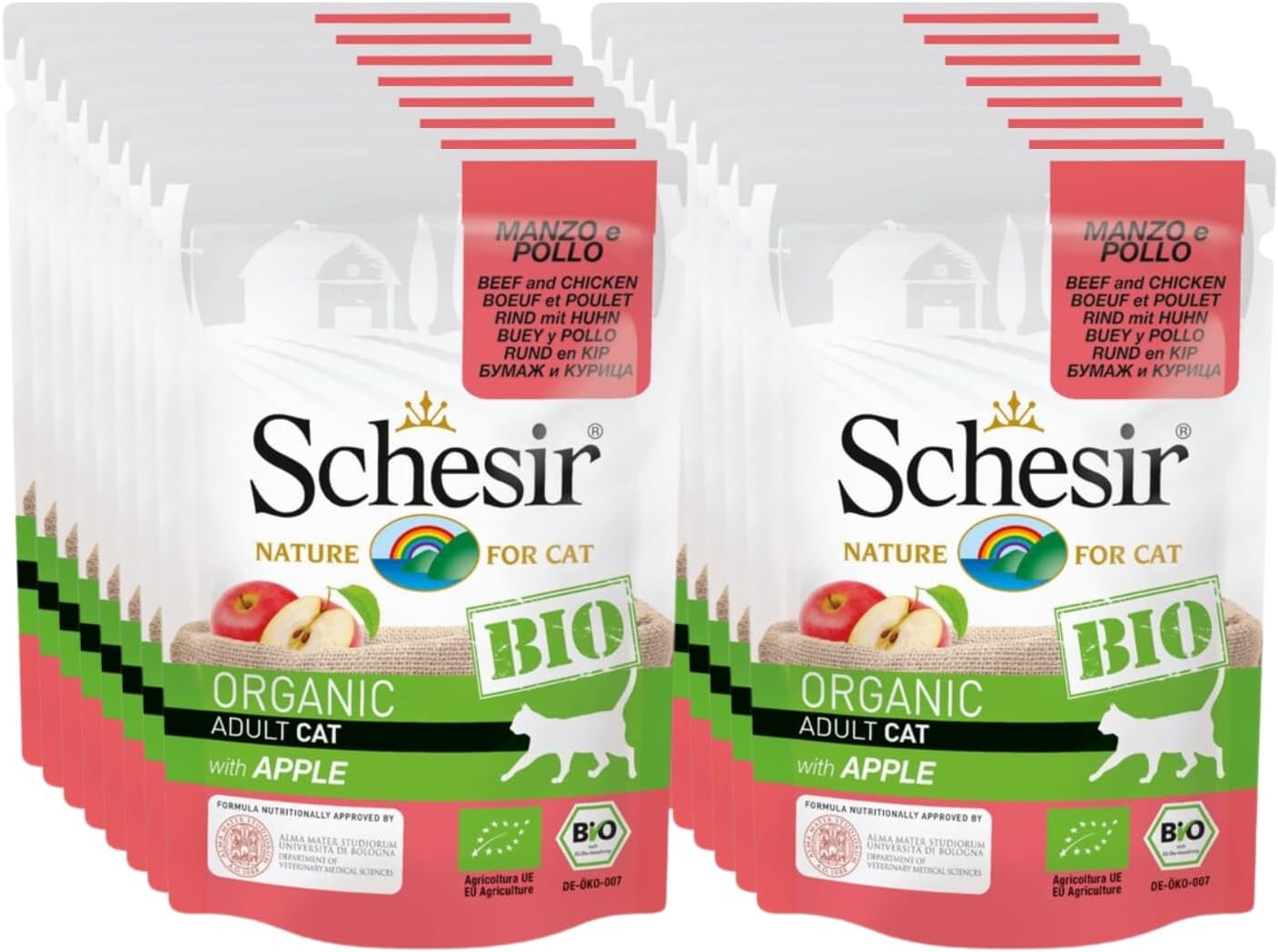Thumbnail 3 de Schesir BIO Patè di Manzo per Gatti, Umido Completo, Senza Cereali - 16 x 85 g