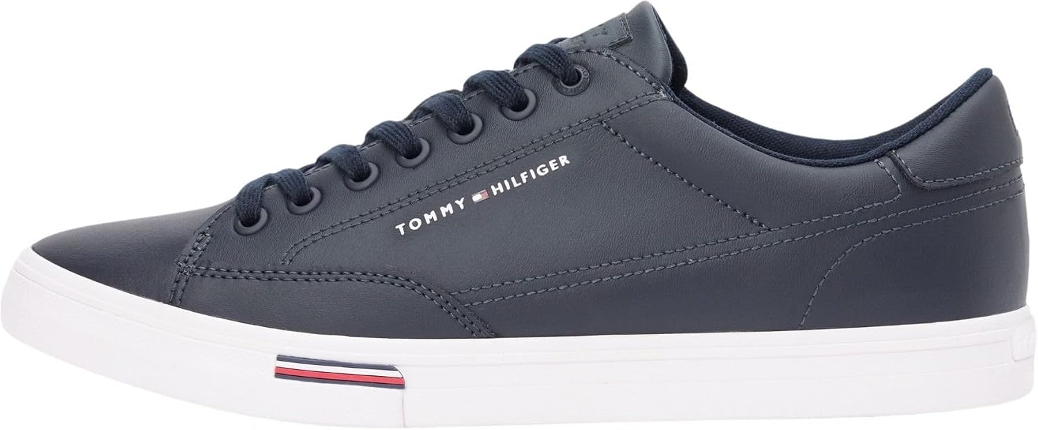 Thumbnail 6 de Tommy Hilfiger Vulc Core RWB Long Lace in pelle, basso da uomo (FM0F/…)