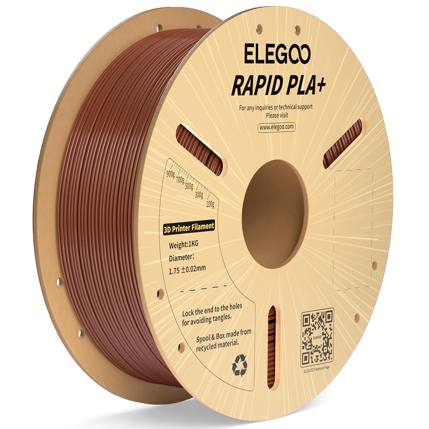 Detalle de PLA Plus 1.75mm Rapid 600mm/s Filament 1kg