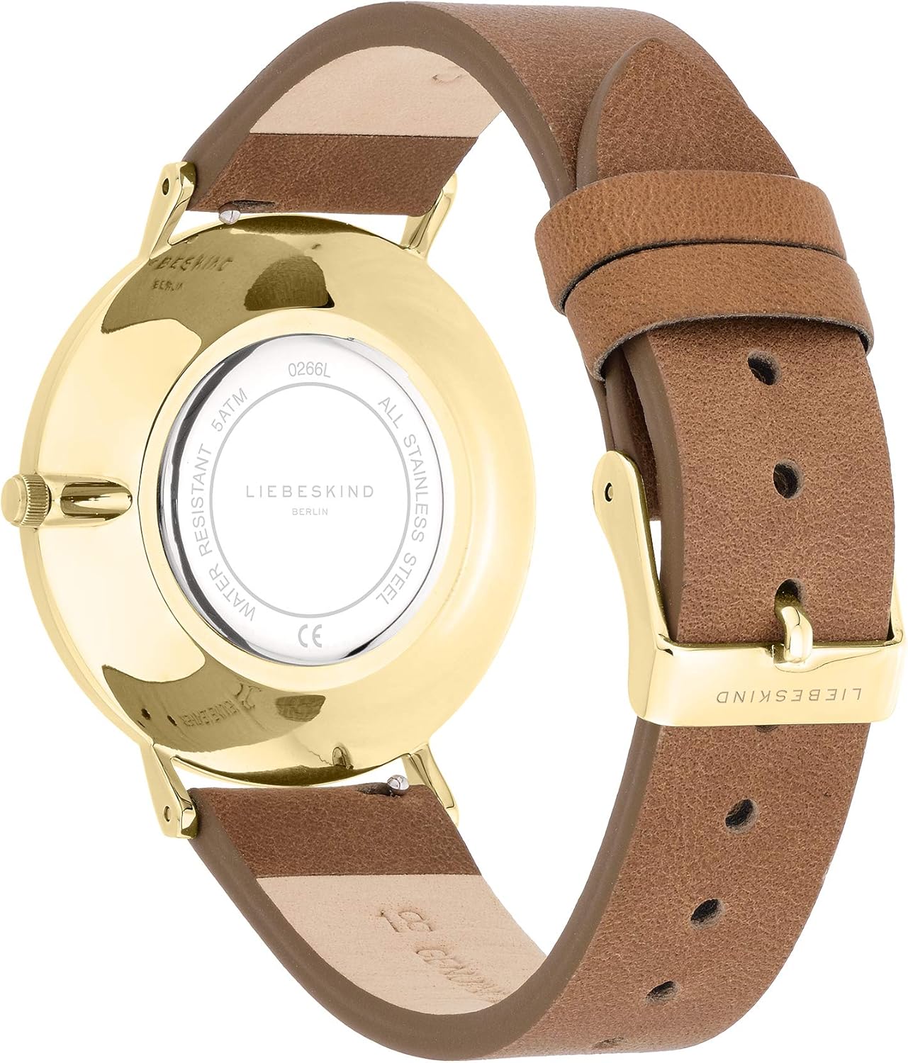 Thumbnail 4 de Liebeskind Berlin Damen Armbanduhr – 38 mm, Edelstahlgehäuse, Lederarmband, 5 ATM