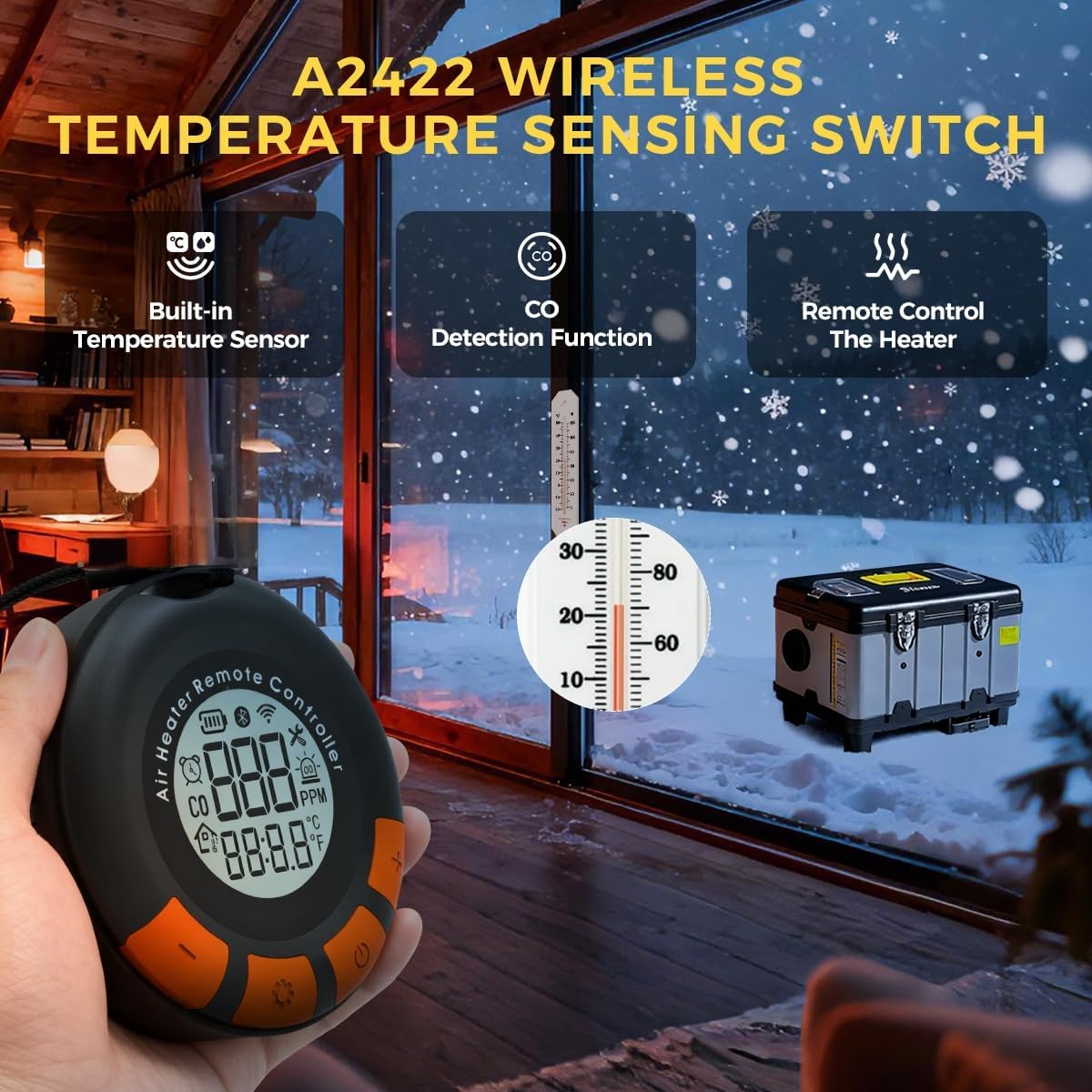 Thumbnail 3 de Sunster 8kW Diesel-Luftheizung mit CO‑Sensor