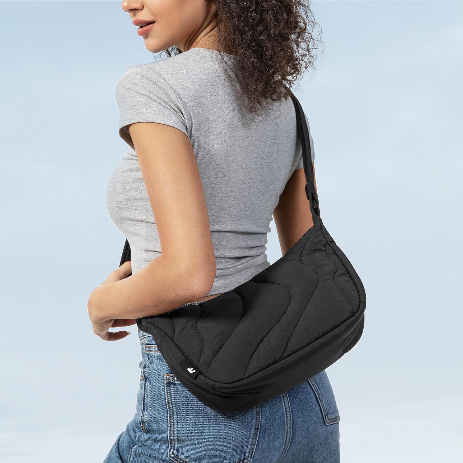 Detalle de tomtoc 3,5L / 9L Borsetta Tracolla Donna Piccola Sling: design leggero, organizza tutto con stile