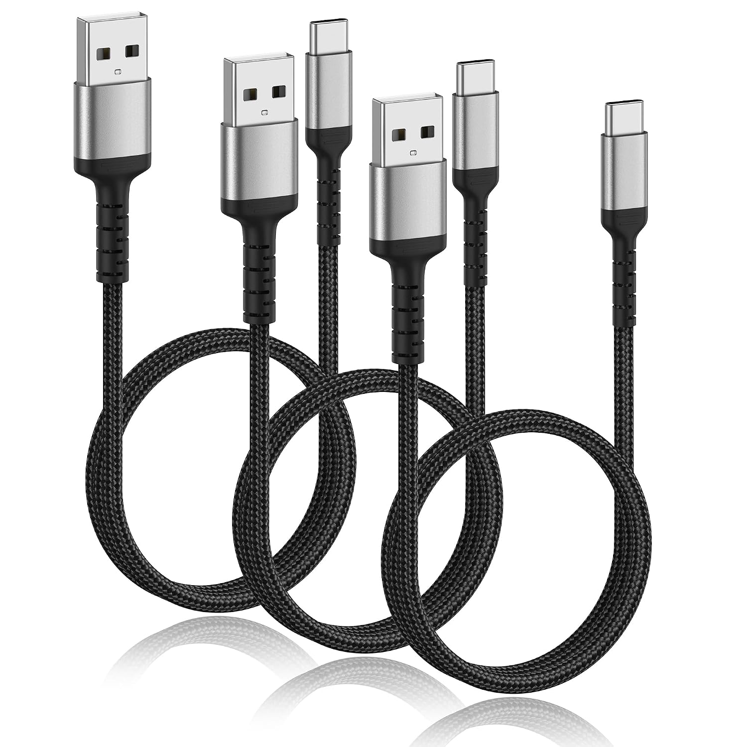 Detalle de USB‑C Kabel Kurz 50 cm 3 Stück 3A