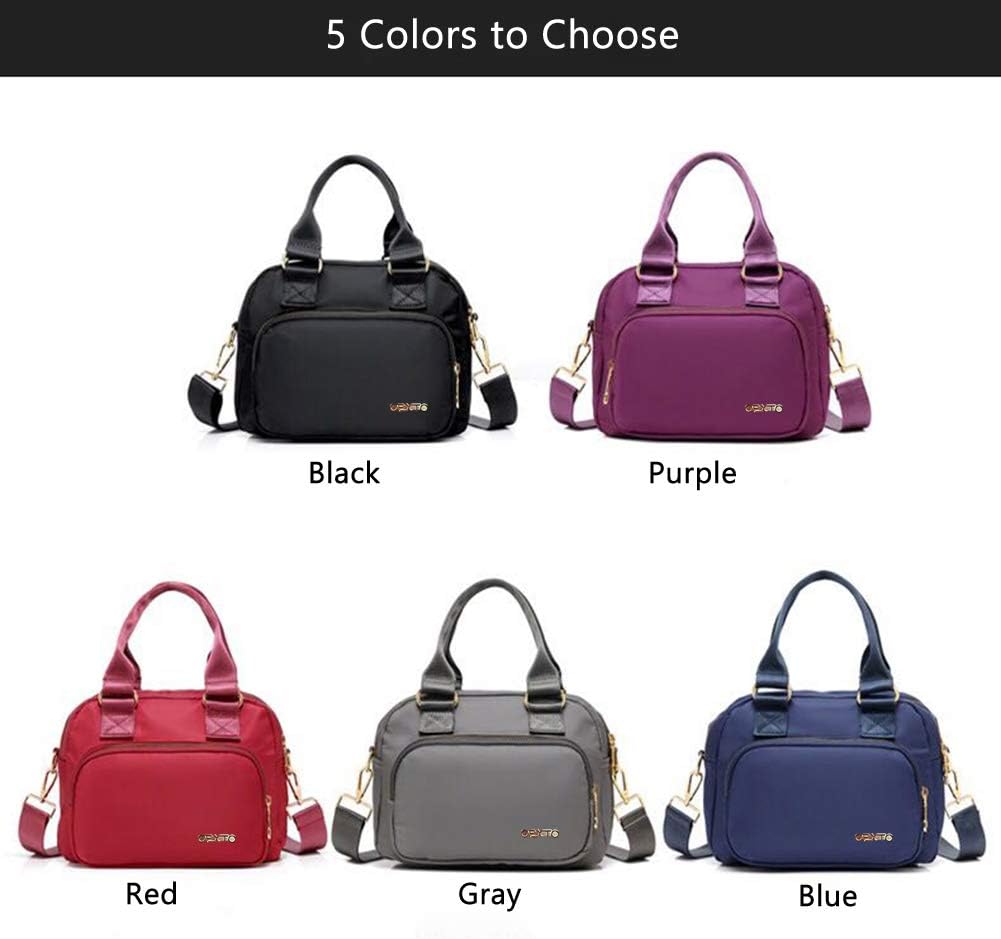 Detalle 2 de OPXTO nylon multi-pocket cross-body & shoulder bag for women – waterproof, lightweight tote style