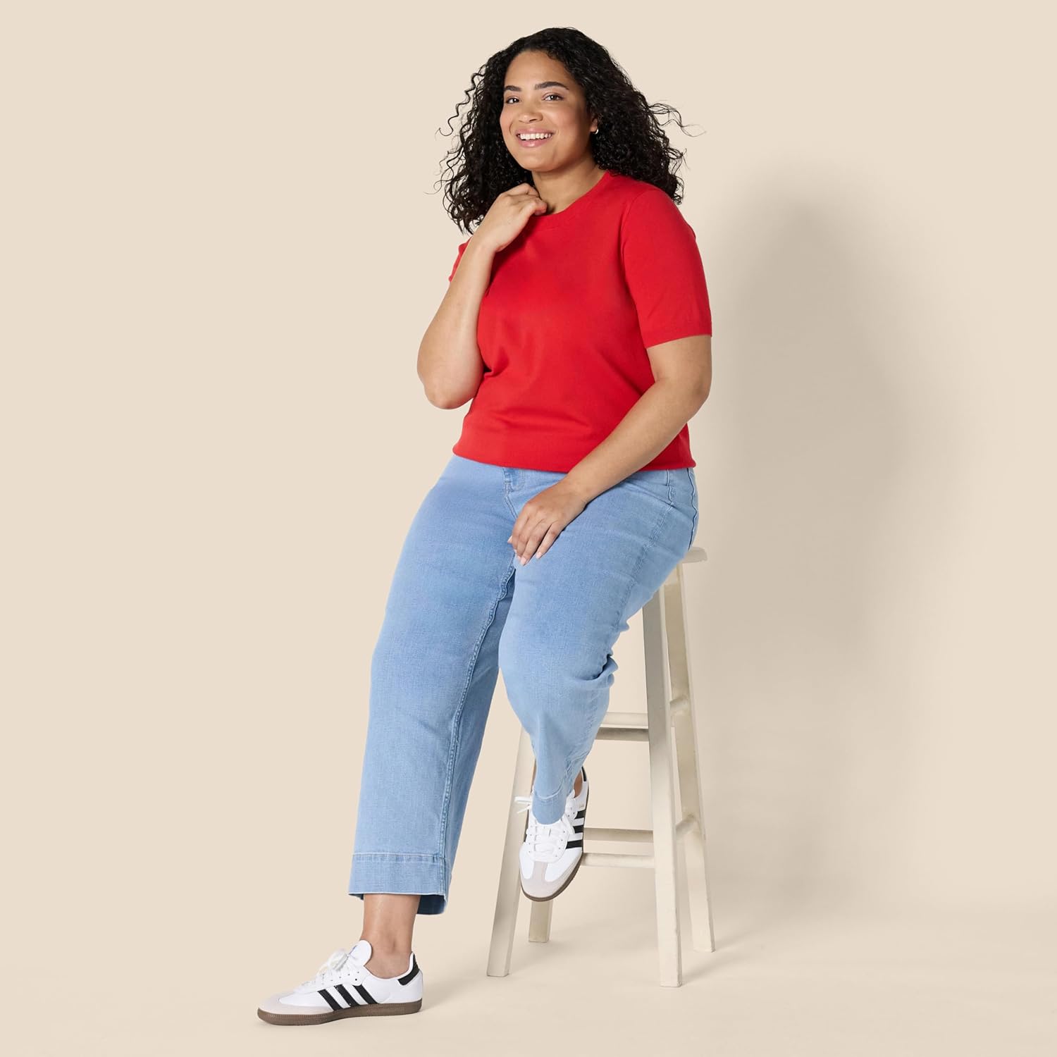Thumbnail 6 de Amazon Essentials Women’s Regular-Fit Short-Sleeve Pullover Jumper