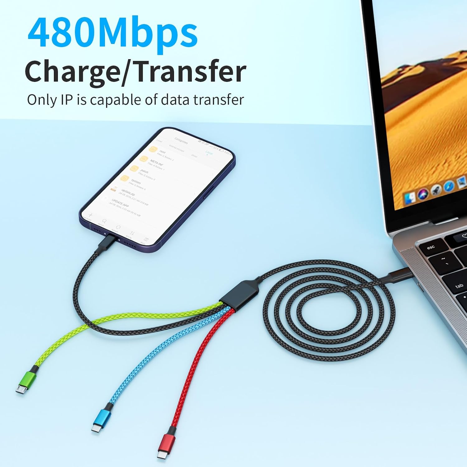 Thumbnail 5 de Firsting USB C Multi Charging Cable 2-pack