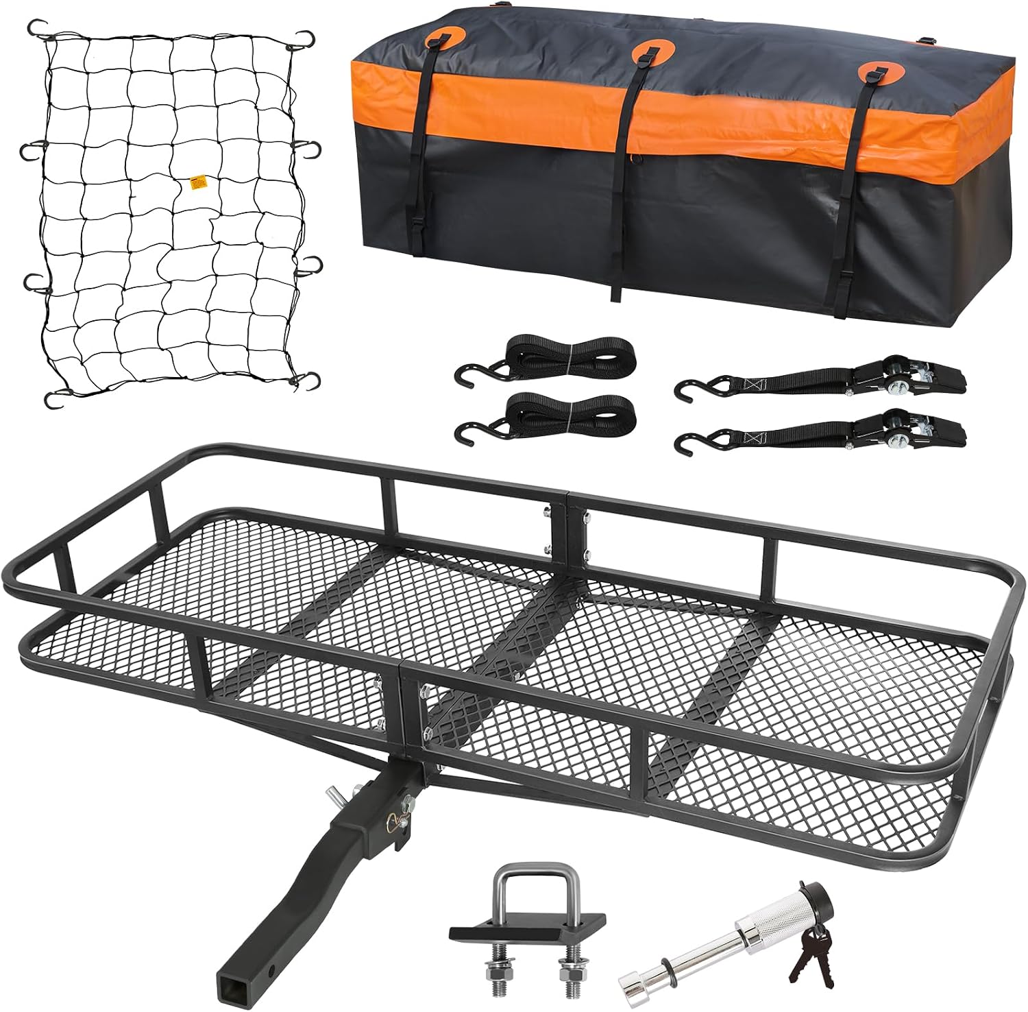 Detalle de Weize Folding Hitch Cargo Carrier 500-lb Capacity