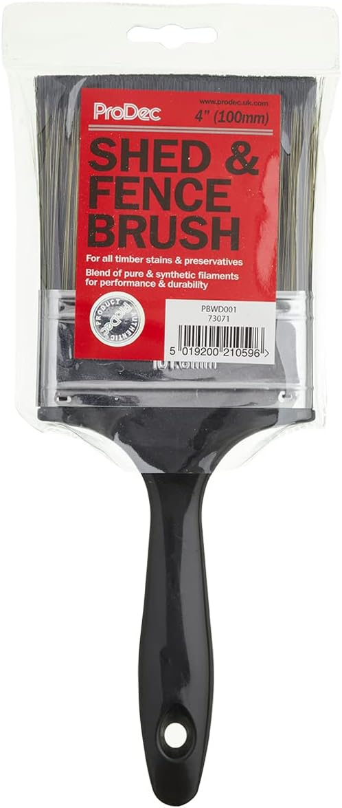 Thumbnail 4 de ProDec 4 inch Shed and Fence Brush (100mm) for Woodstains, Timber Treatments & Varnishes