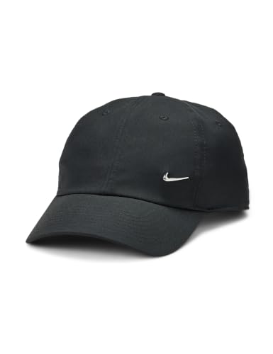 Detalle de Nike Club Casquette Noir/argenté métallique - Taille M-L Homme