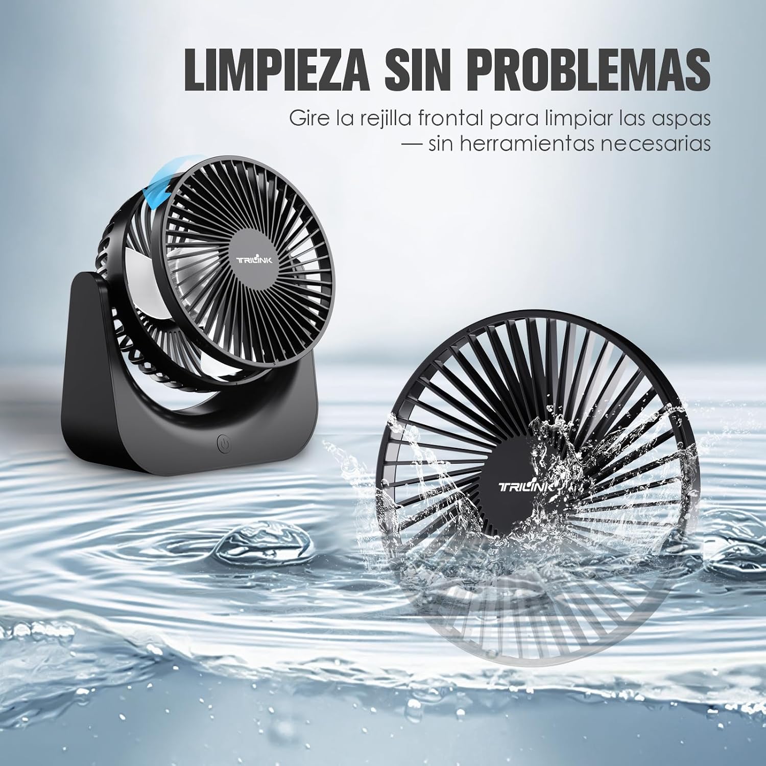 Thumbnail 5 de TRILINK Ventilador de Mesa USB Compacto con 5 Velocidades 🌬