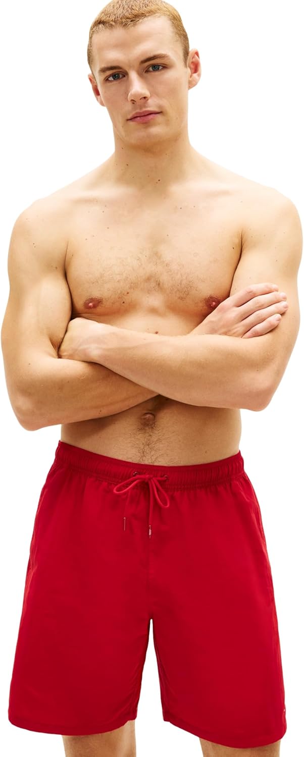 Detalle de Tommy Hilfiger Long Drawstring IM & NA UM0U03309 costume da bagno da uomo con coulisse
