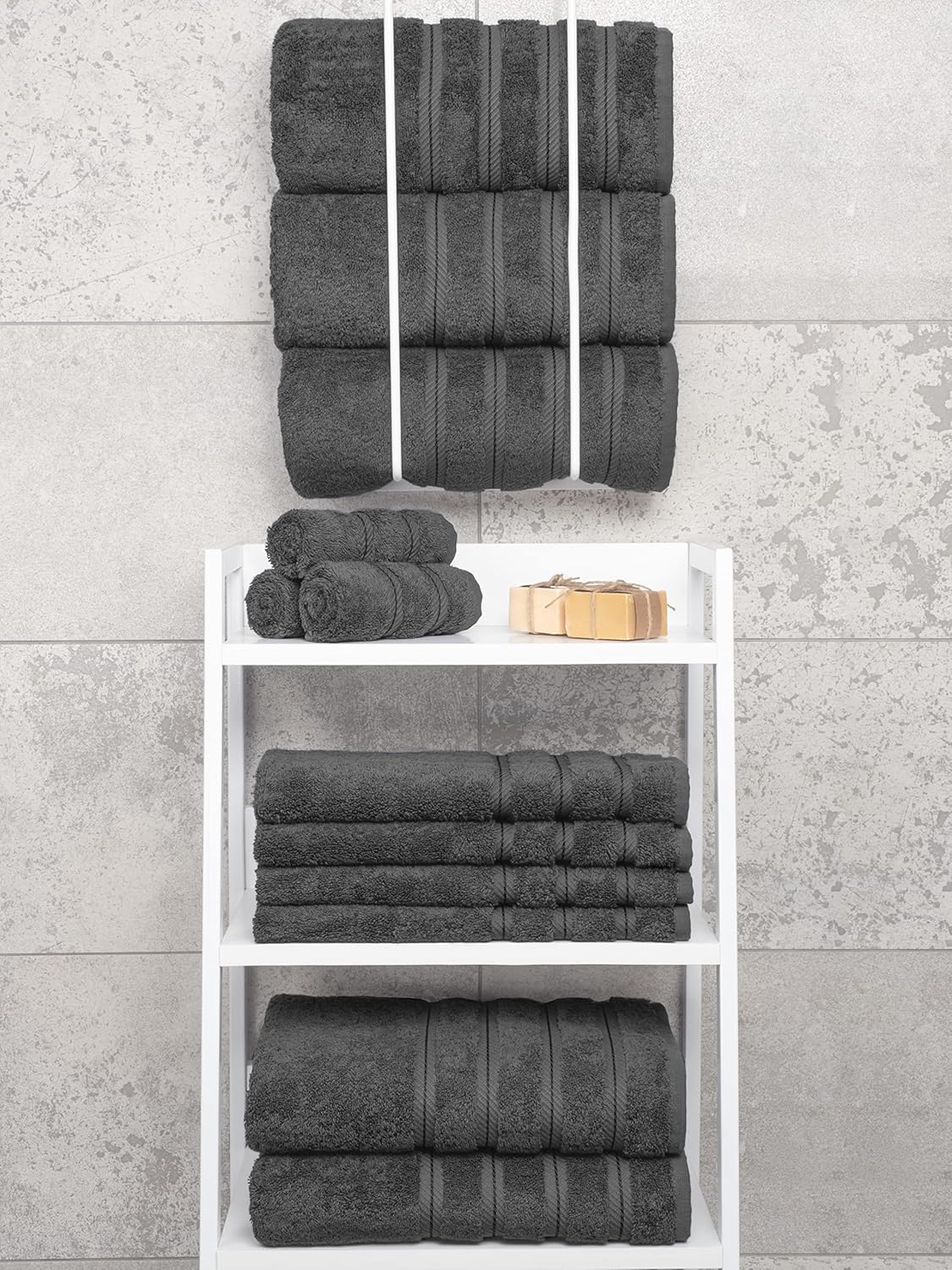 Thumbnail 6 de American Soft Linen Bath Towel Set 27 x 54 in