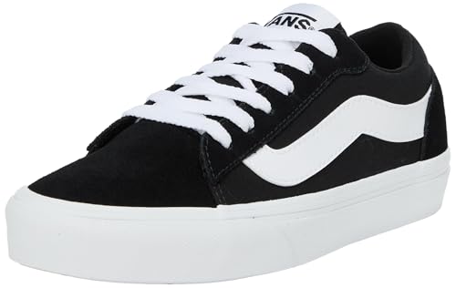 Detalle de Vans Hombre Zapatillas de Ante Vero en Black/White, 42.5 EU