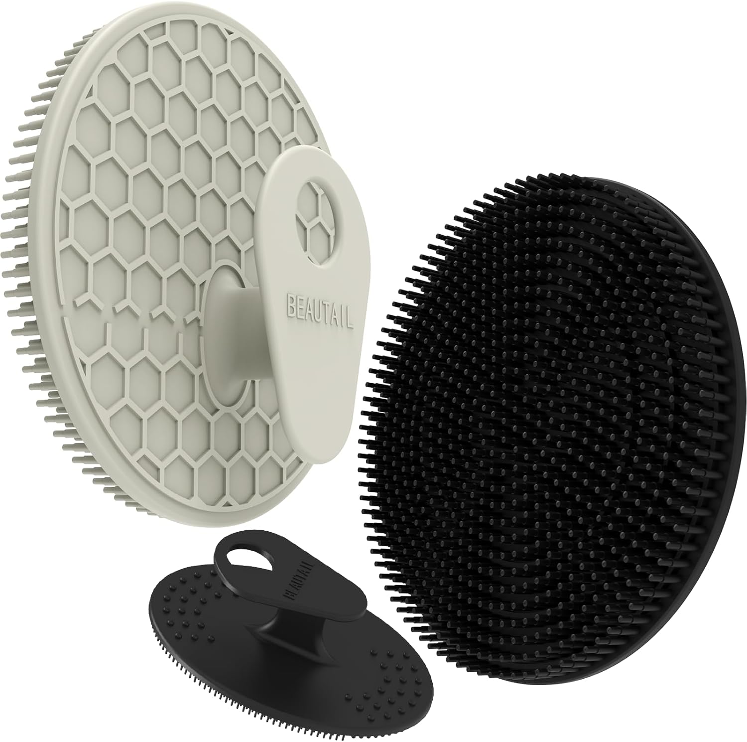 Detalle de Silicone scrubber set 3 pack, 3-piece