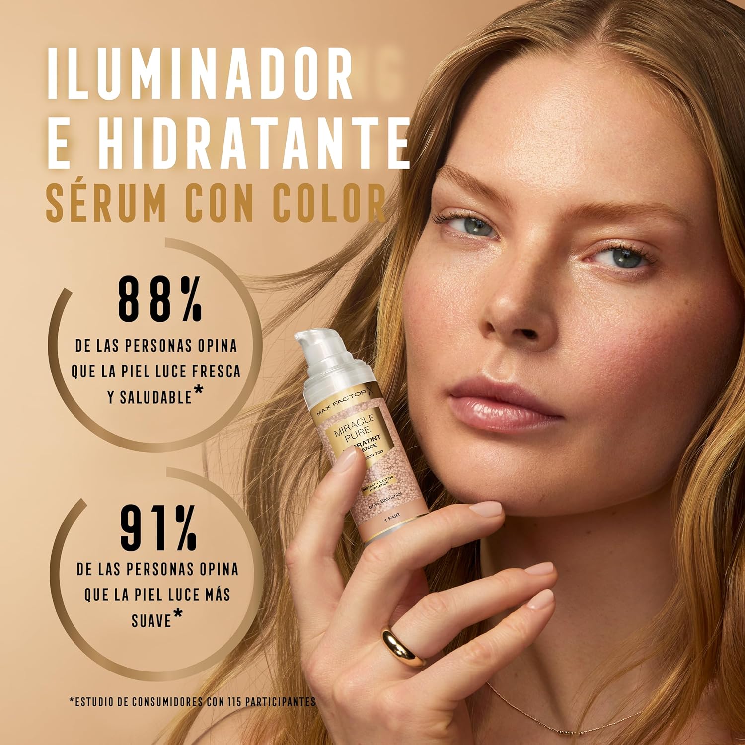 Thumbnail 5 de Max Factor Miracle Pure Hydra Tint Essence – Base 50 Medium, 30ml 💧