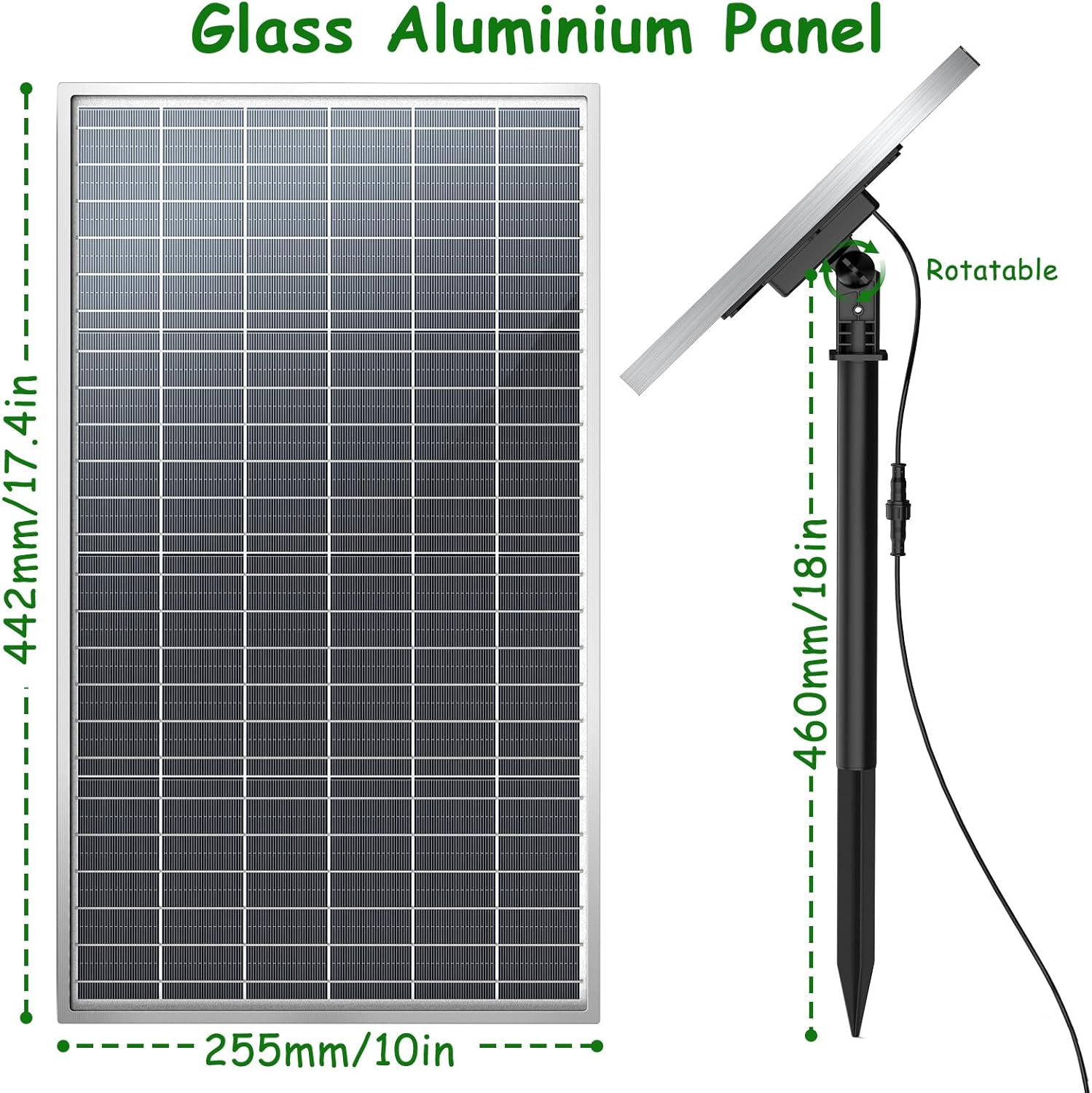 Thumbnail 5 de AMZtime 20W Solar Water Fountain: DIY Solar Pump Kit with 6 Spray Styles for Garden, Birdbath and Pool