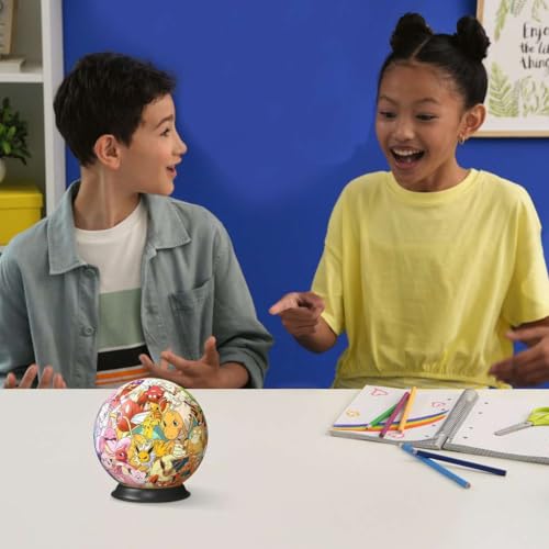 Detalle 2 de Ravensburger Puzzle 3D Bola Pokémon 72 piezas 🧩