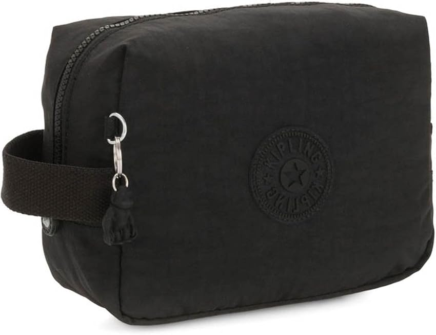 Detalle 2 de Kipling Parac Neceser Grande para Viaje ✈️ en Black Noir