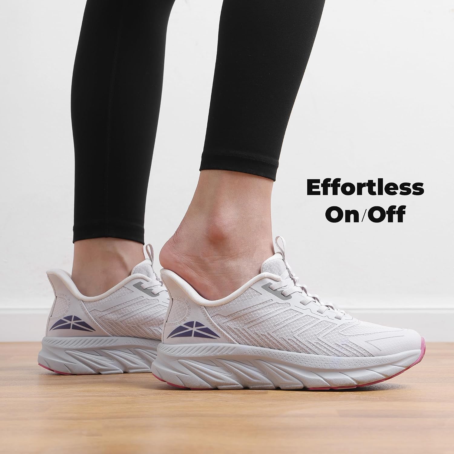 Detalle 2 de ALLSWIFIT Slip-On Athletic Sneakers for Women: Breathable, Non-Slip Training & Walking Shoes