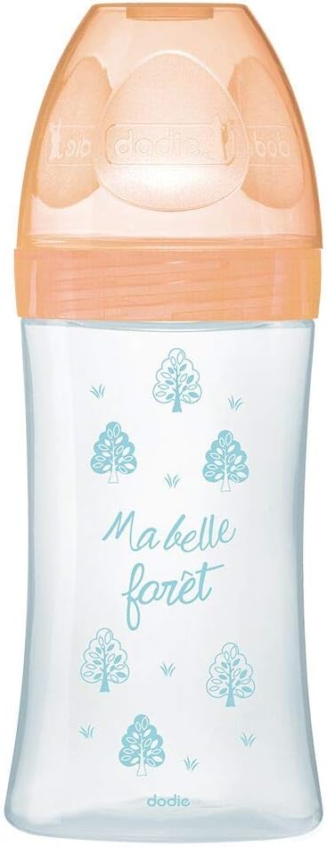 Detalle 2 de Dodie Biberon Anti-Colique Sensation+ Verre 270 ml – Beige, Tétine plate, Débit 2