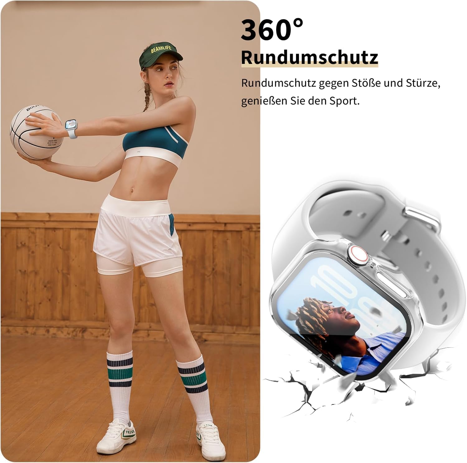 Thumbnail 4 de TGKML 2-Stück Schutzhülle 44 mm Apple Watch