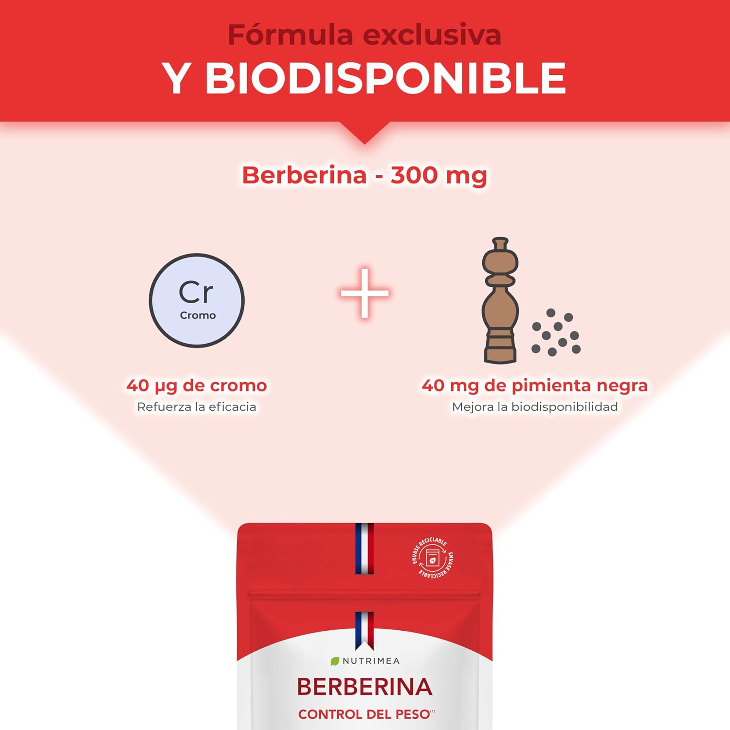 Detalle 2 de Nutrimea Berberina 300 mg cápsulas veganas