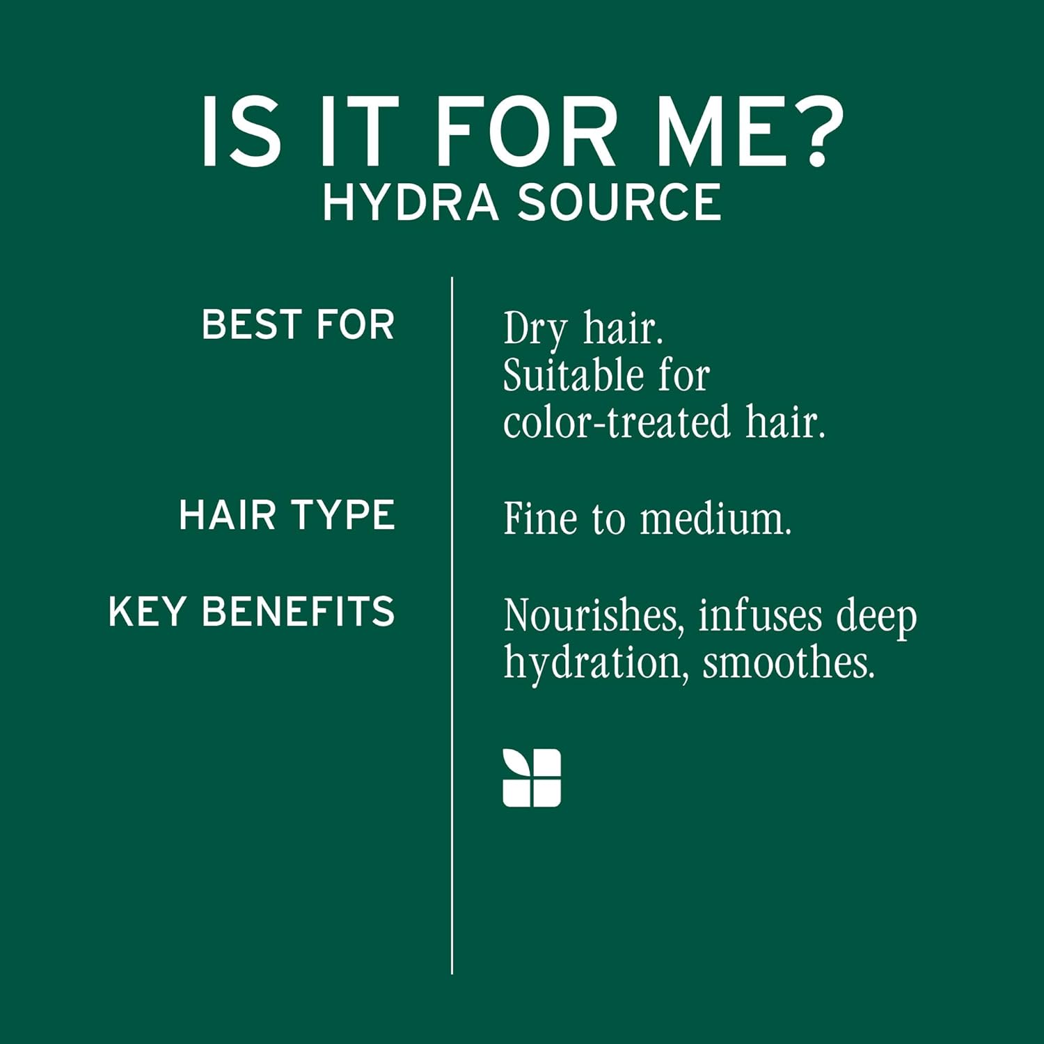Thumbnail 4 de Biolage Hydra Source Deep Treatment Mask (100ml) hydrating treatment mask for dry hair
