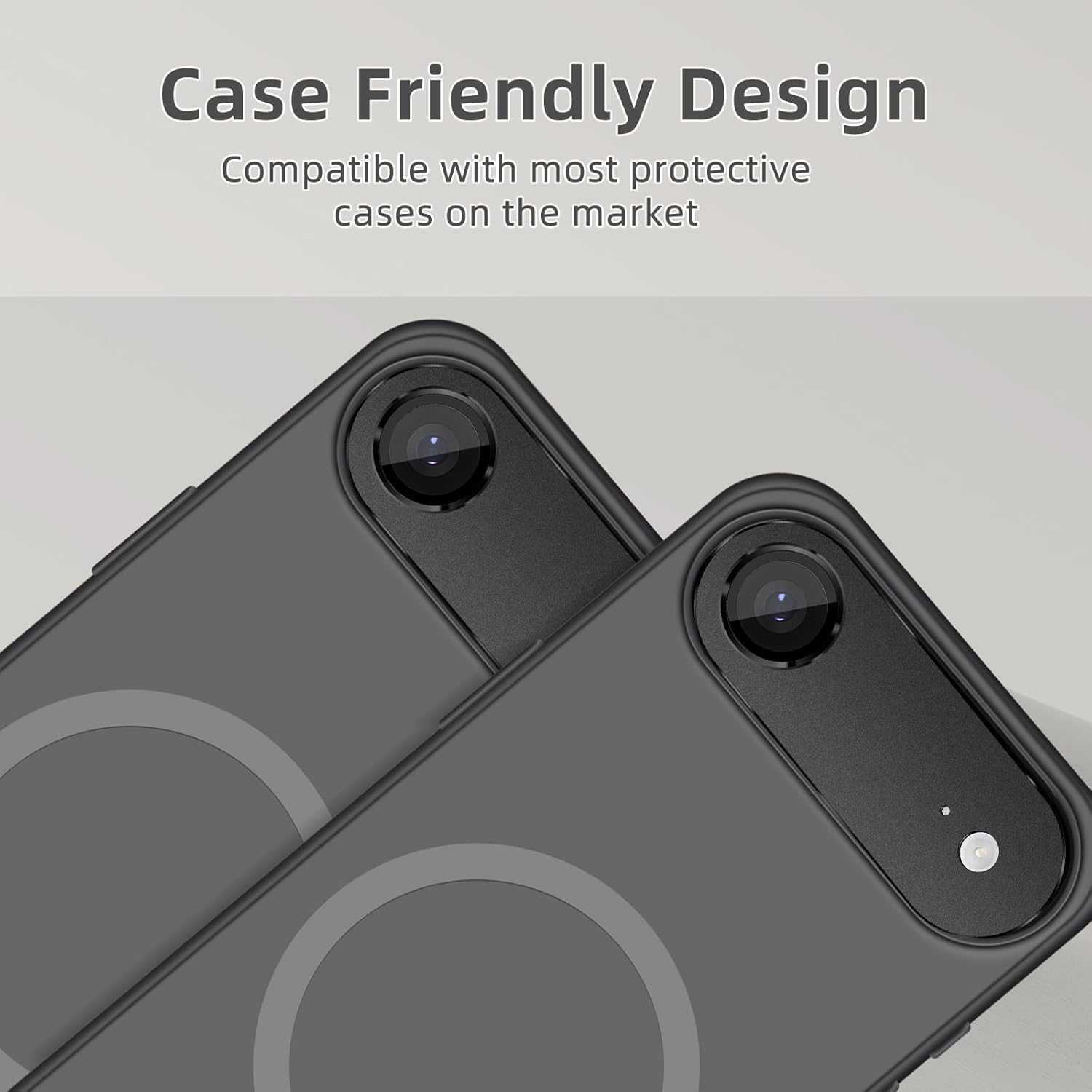 Thumbnail 5 de SumRioo Kameraschutz-Panzerglasfolie für iPhone 17 Air (Kamera Linsenschutz), 9H, Aluminiumlegierung – Schwarz