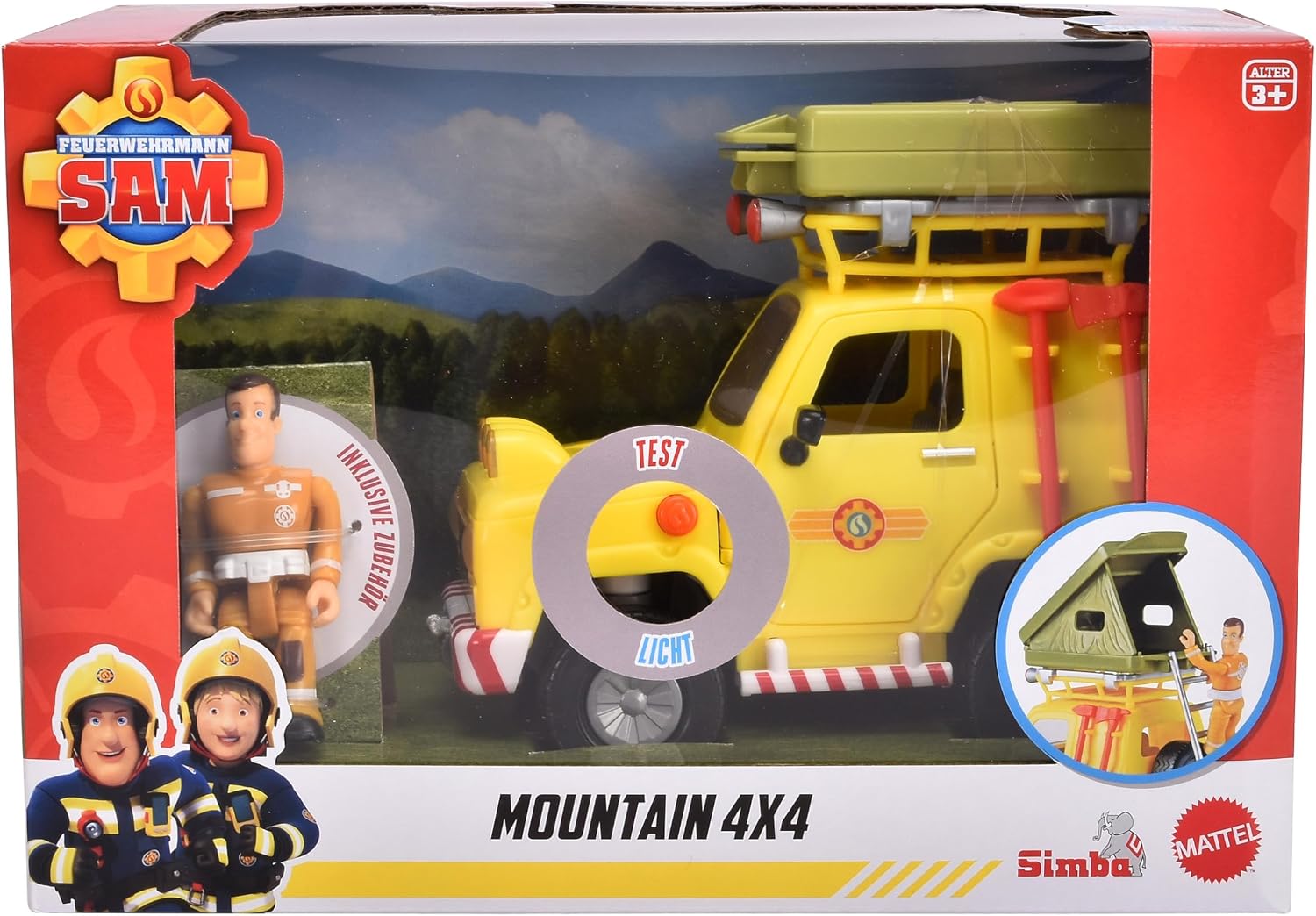 Detalle 2 de Geländewagen mit Dachzelt 16 cm für Sam