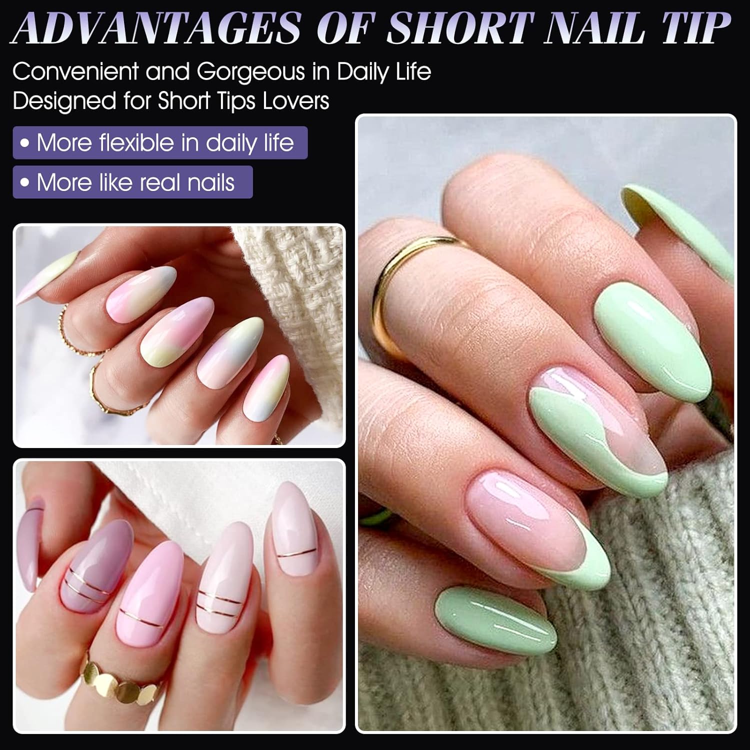 Thumbnail 5 de gelike ec Full Cover Gelnägel 240 Stück 💅
