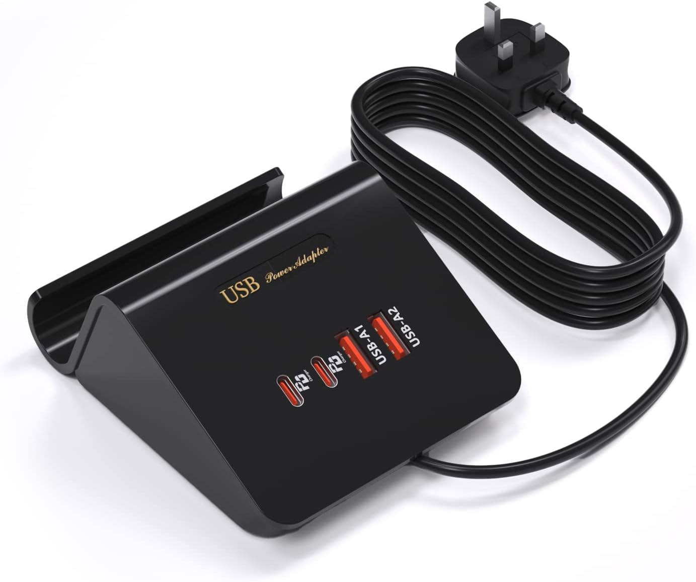 Thumbnail 6 de Qurzou USB Charging Station 25W USB Fast Charger Plug – 4‑Port, Compact Multi‑Device USB C Wall Charger