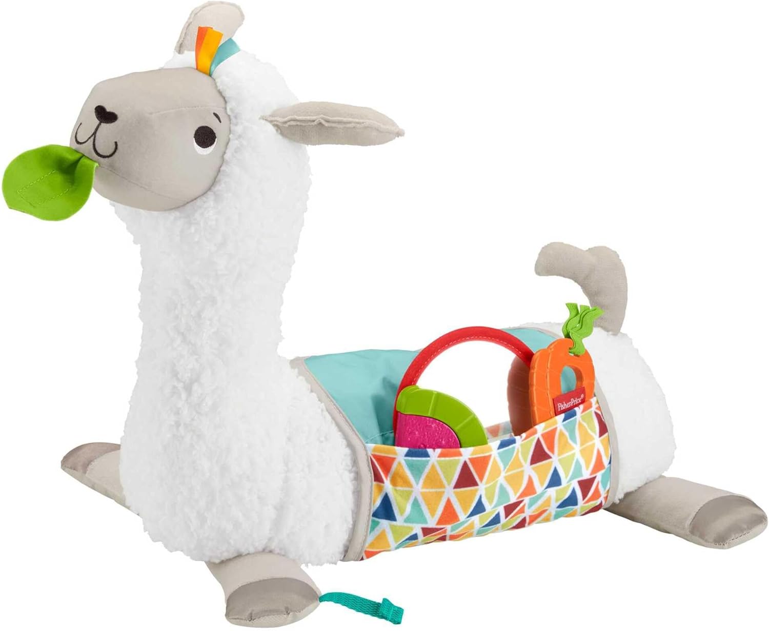 Detalle de Fisher-Price Llama crece conmigo cojín sensorial