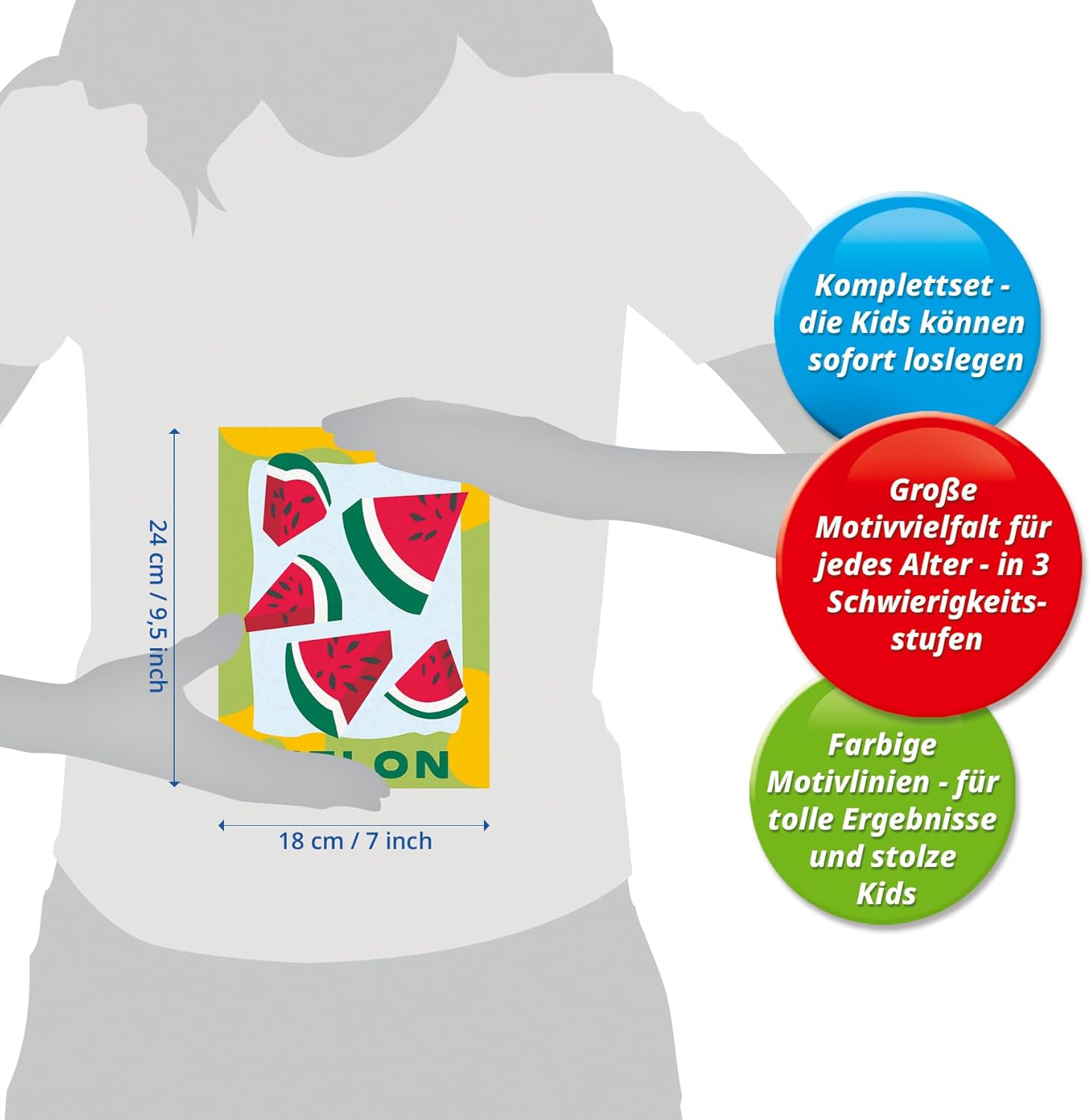 Thumbnail 5 de Ravensburger CreArt 25516 Melonen – Malen nach Zahlen für Erwachsene