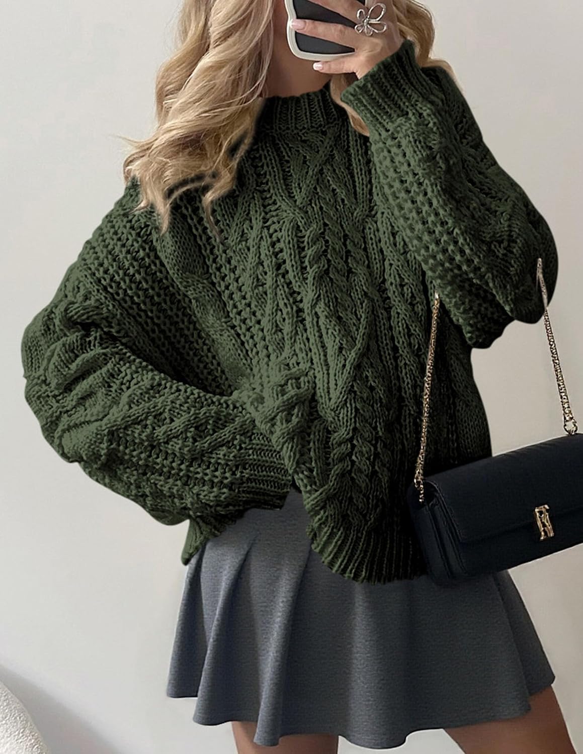 Thumbnail 3 de PRETTYGARDEN Oversized Fall Sweater