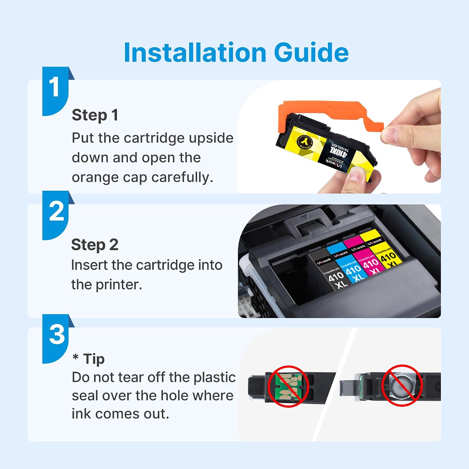 Thumbnail 5 de Uniwork Remanufactured Ink Cartridges 410XL