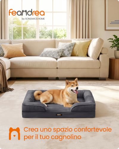 Detalle de Feandrea Cuccia Ortopedica per Cani in Flanella 89 x 63 x 16 cm