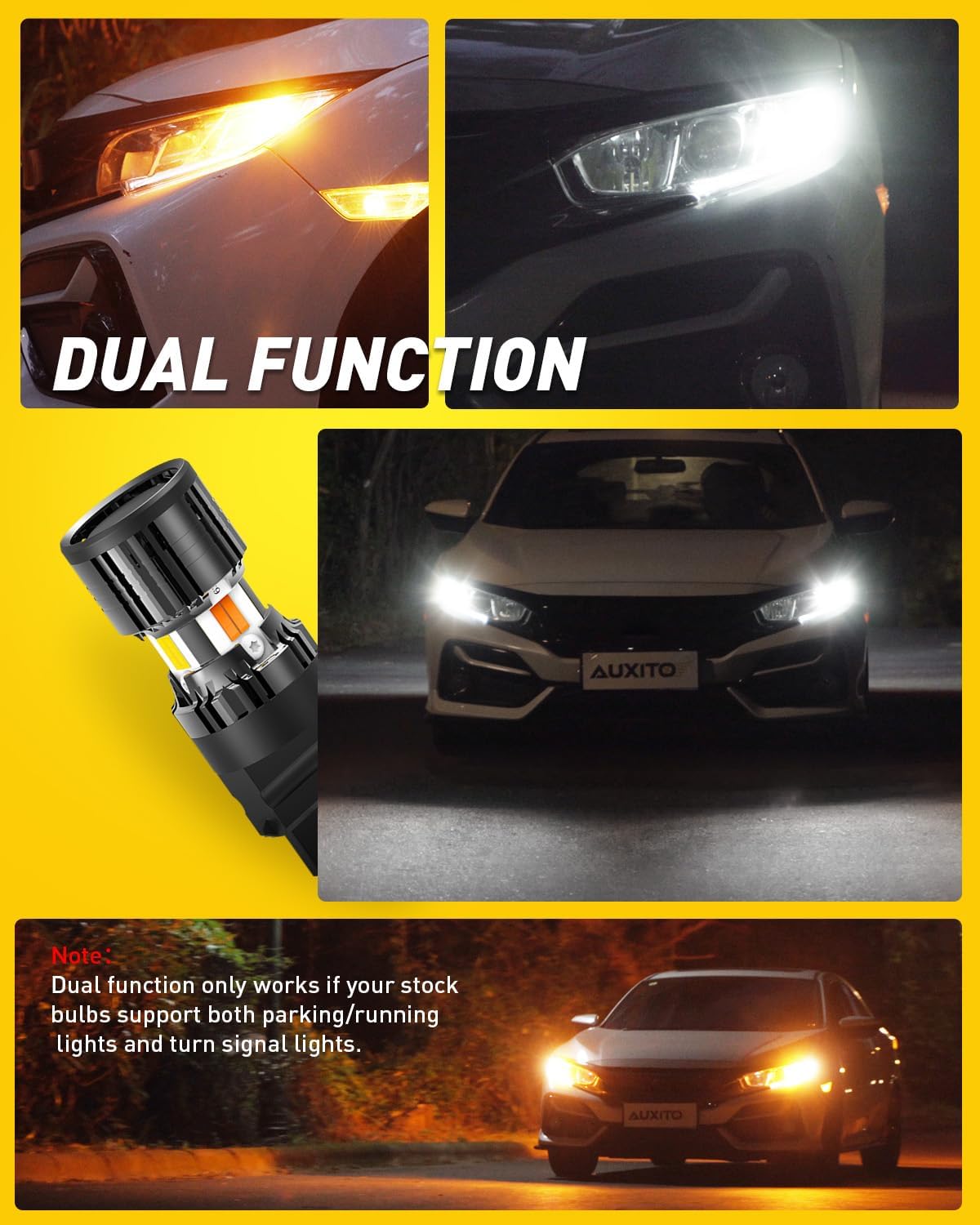 Detalle 2 de AUXITO 3157 Switchback LED Bulbs