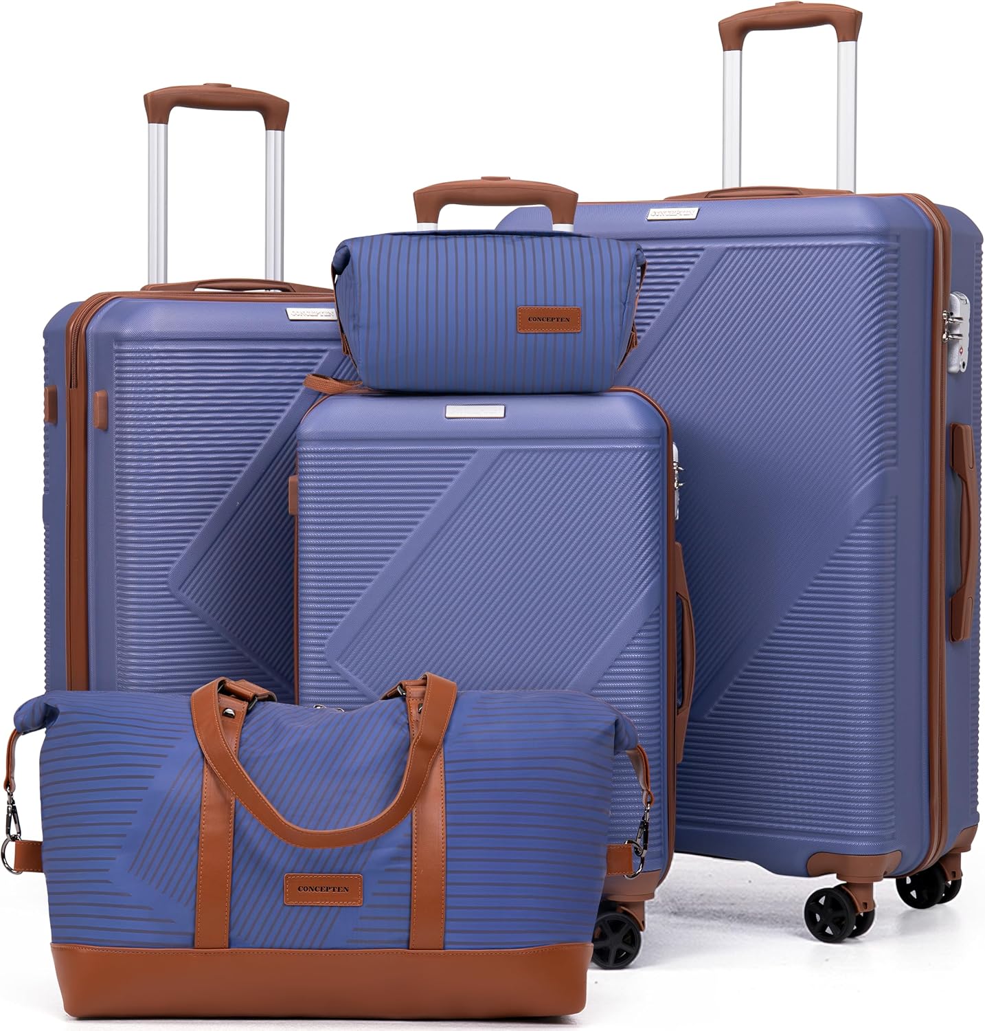Detalle 2 de CONCEPTEN 5-piece lightweight luggage set with TSA lock