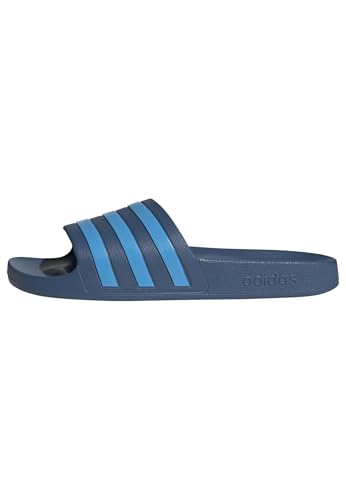 Detalle de adidas Adilette Aqua Slides Unisex – Dusky Petrol/Lucid Aquamarine, Größe 42 EU