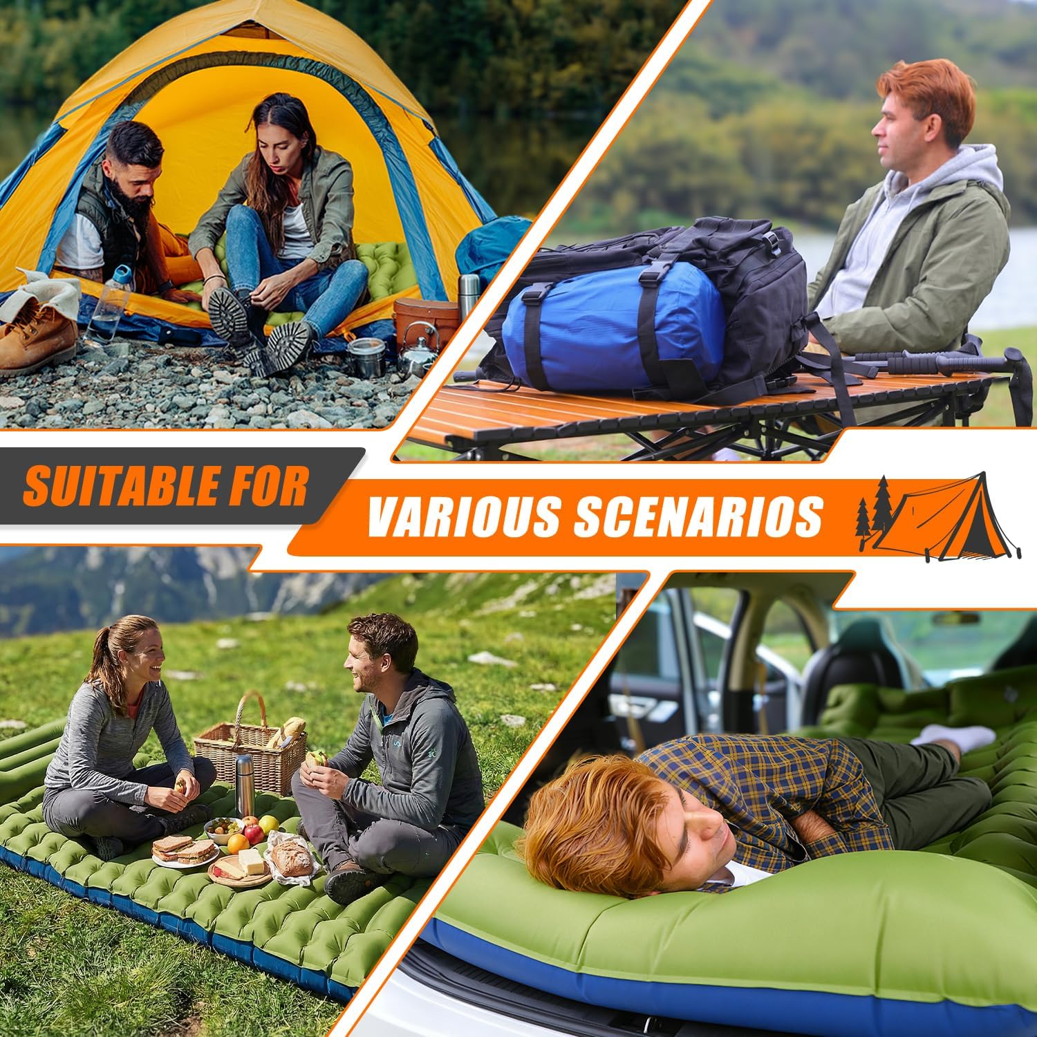 Thumbnail 6 de Yuzonc Camping Sleeping Pad 195 x 68 cm