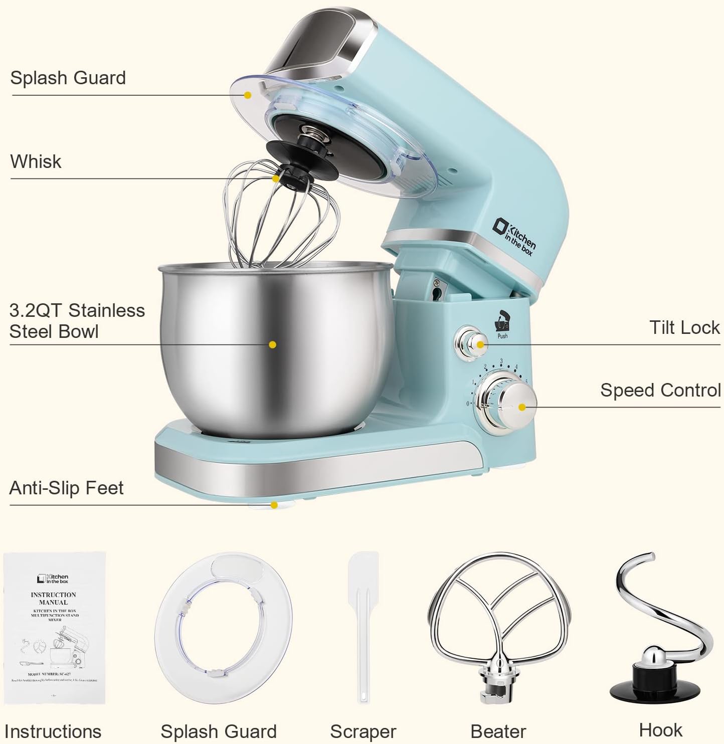 Thumbnail 2 de Kitchen in the Box Stand Mixer