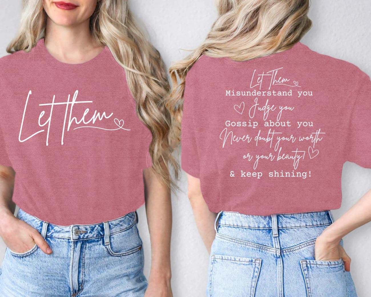 Thumbnail 1 de Let Them T Shirt 60% polyester women’s