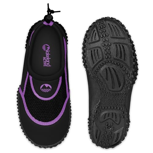 Thumbnail 4 de Lakeland Active Girl's Eden Aquasport Water Shoes (Black/Purple) – 3 UK