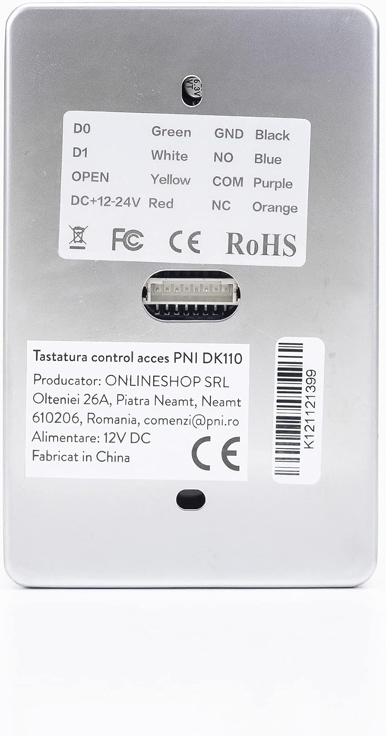 Detalle de Tastiera per controllo accessi PNI DK110: stand alone, resistente IP54
