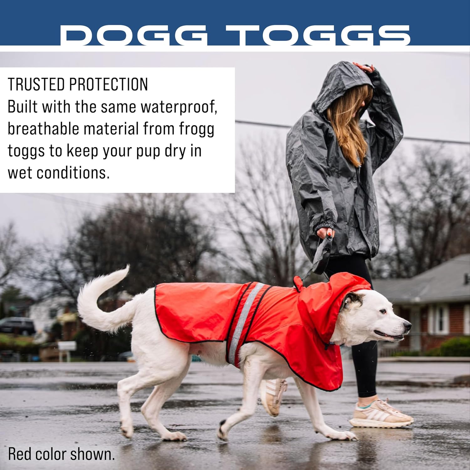 Detalle de FROGG TOGGS Dog Raincoat, Size XS