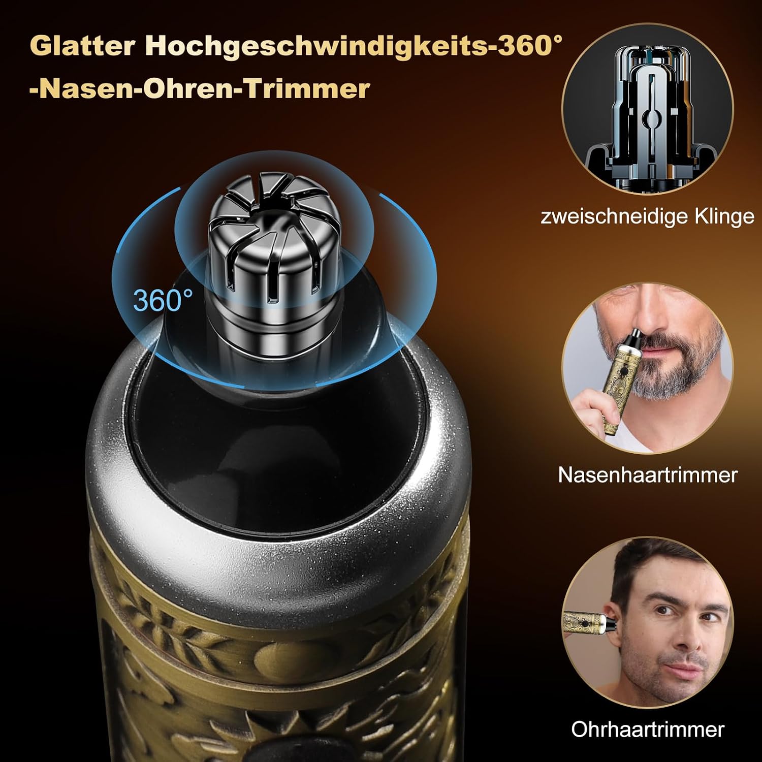 Detalle 2 de Suttik Haarschneider Trimmer Set mit 16 Teilen