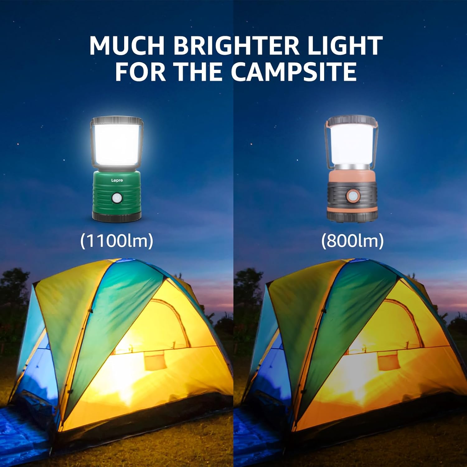 Thumbnail 5 de Lepro Battery Camping Lantern 1100 Lumen